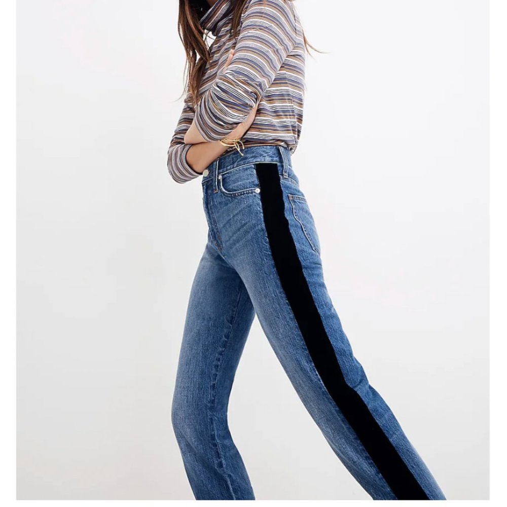 Madewell Velvet Tux Stripe Edition